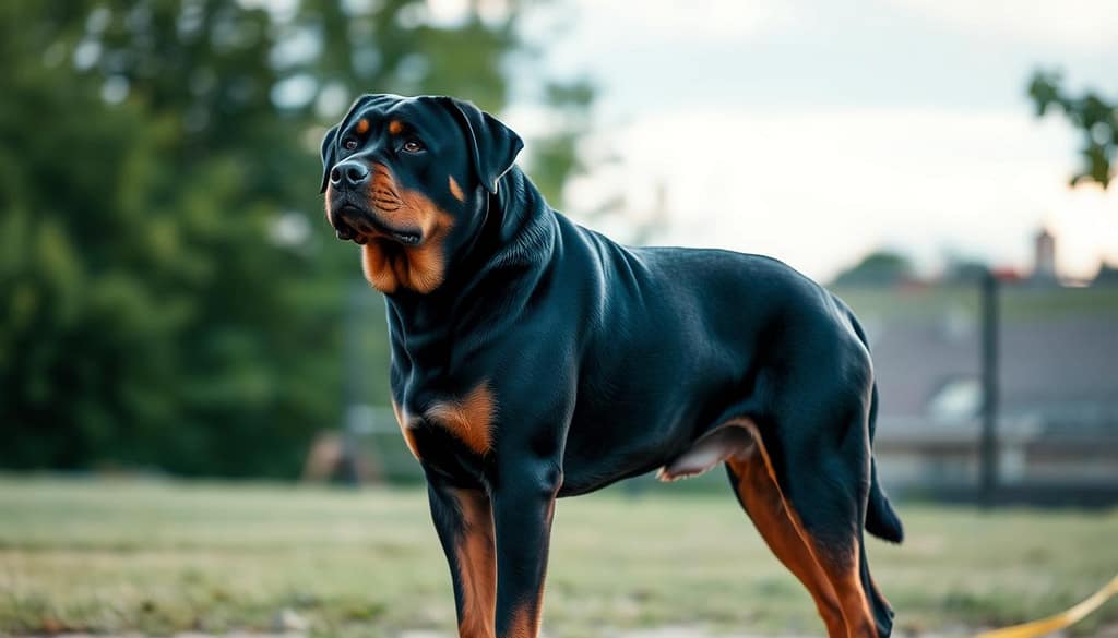 caratteristiche fisiche Rottweiler