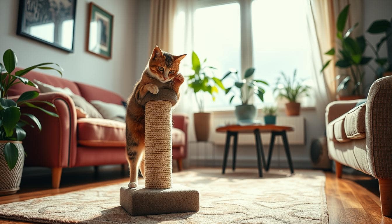 educare gatto non graffiare mobili