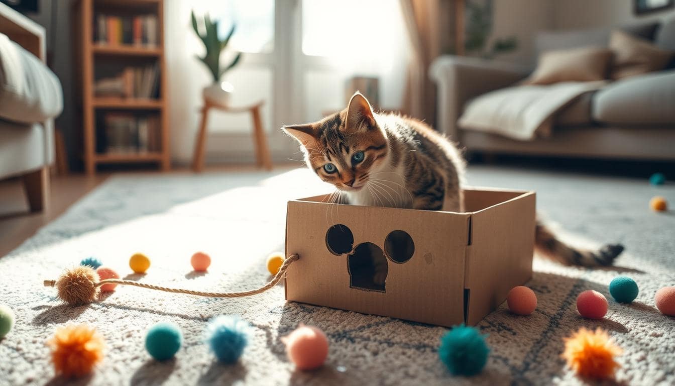 giochi fatti in casa gatto