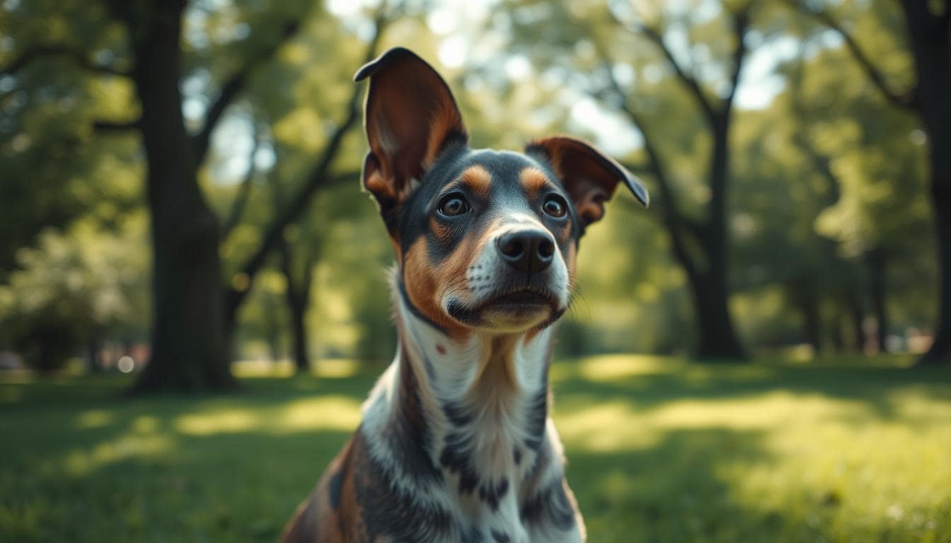 Cani inclinano testa