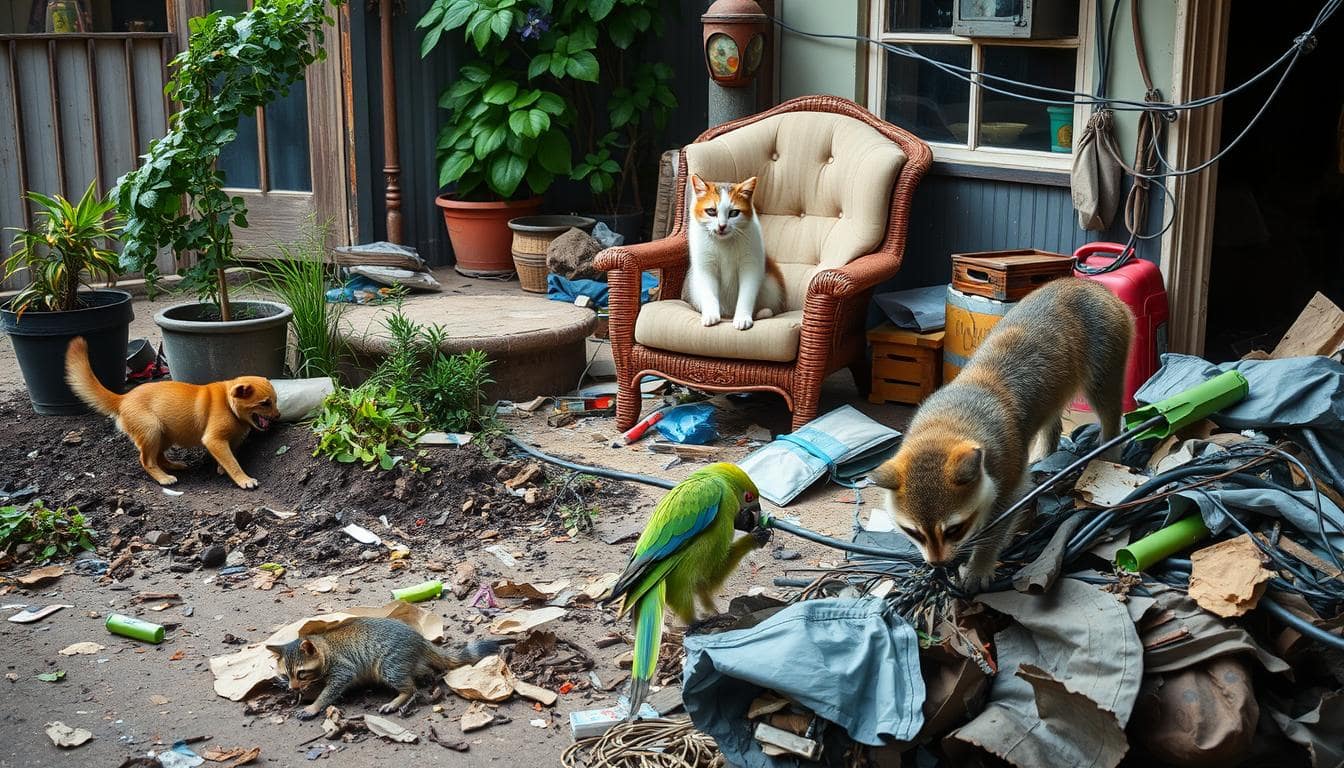 Comportamenti distruttivi animali