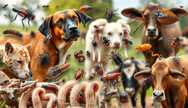 Tipi di parassiti animali