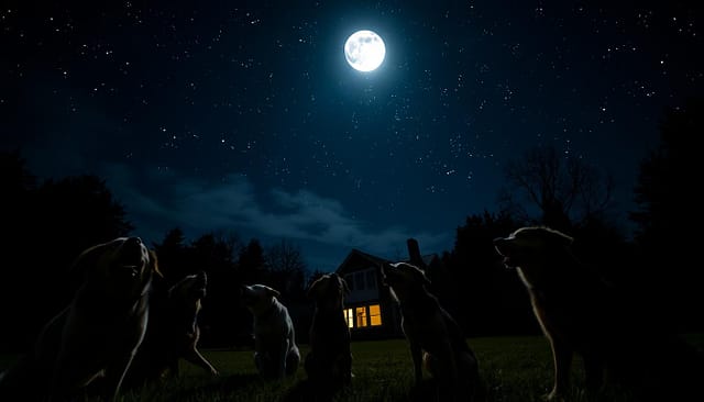 cani che abbaiano di notte cani che abbaiano di notte