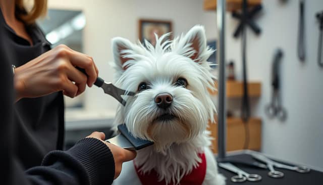 cura del pelo del West Highland White Terrier cura del pelo del West Highland White Terrier