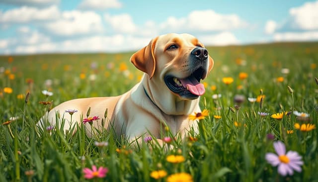 salute Labrador salute Labrador