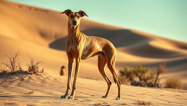 carattere Saluki carattere Saluki