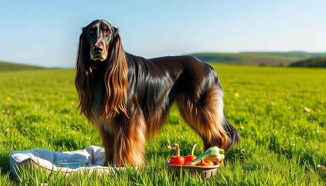 salute Afghan Hound salute Afghan Hound