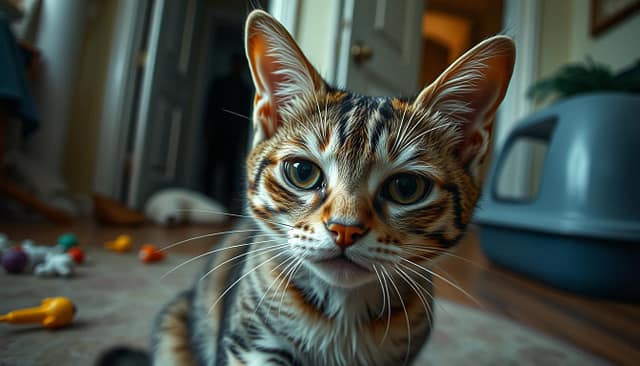 segnali stress gatto